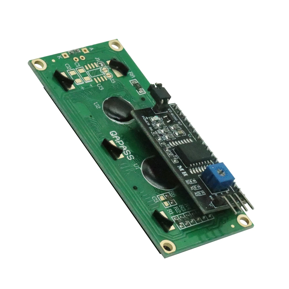 Синий дисплей IIC/I2C/TWI/последовательный интерфейс SPI 1602 16X2 модуль подсветки ЖК