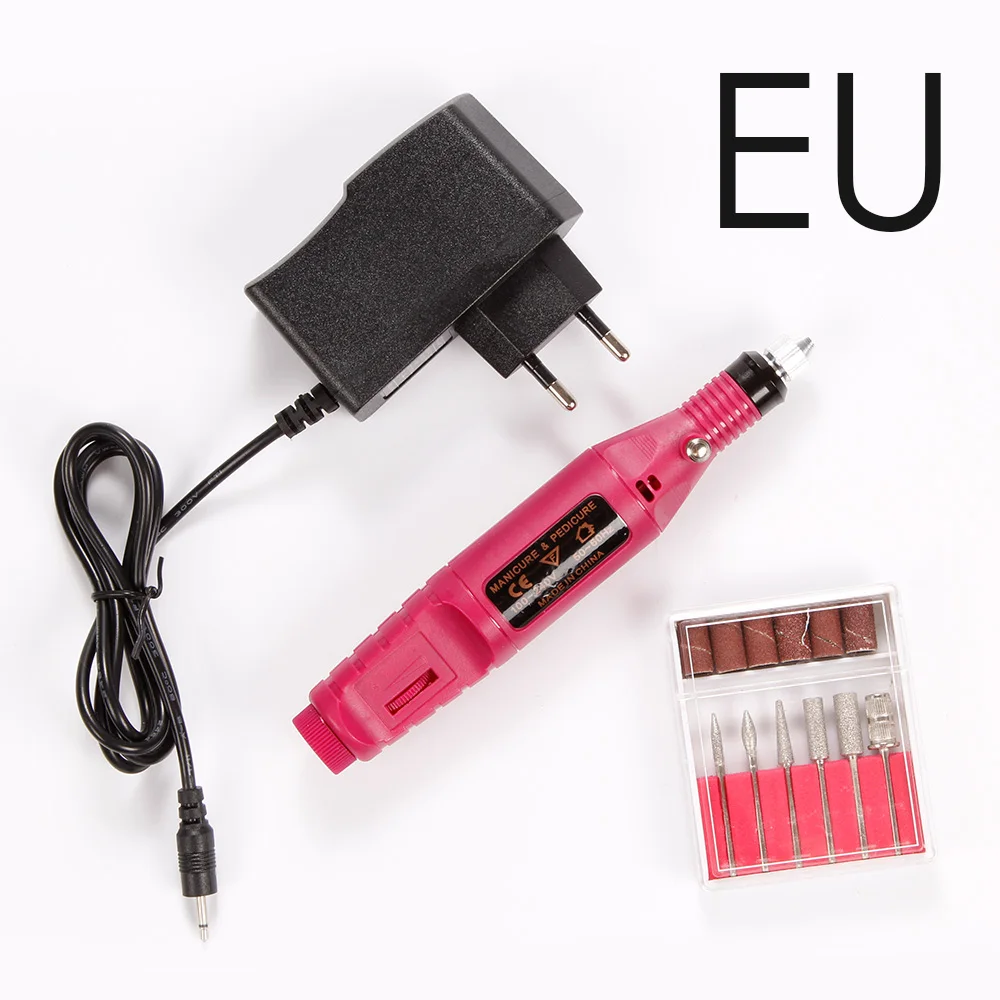 only manicure pen Сверла для ногтей аппарат для маникюра пылесборник гель для удаления кутикулы набор фрезерные сверла дизайн ногтей пылесос всасывающий вентилятор - Цвет: only manicure pen
