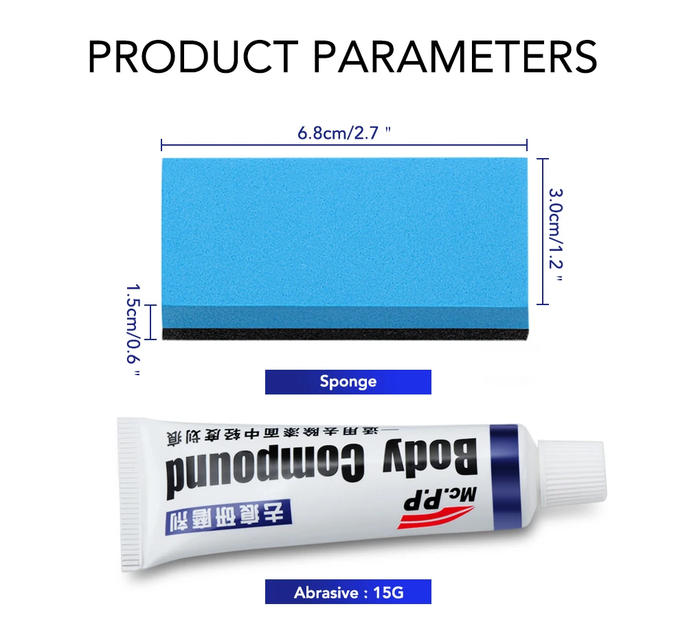 Набор для ремонта царапин Полировальная паста кузова BMW 7 5 4 3 2 1 серия F30 F20 F32 X1 F48 F45