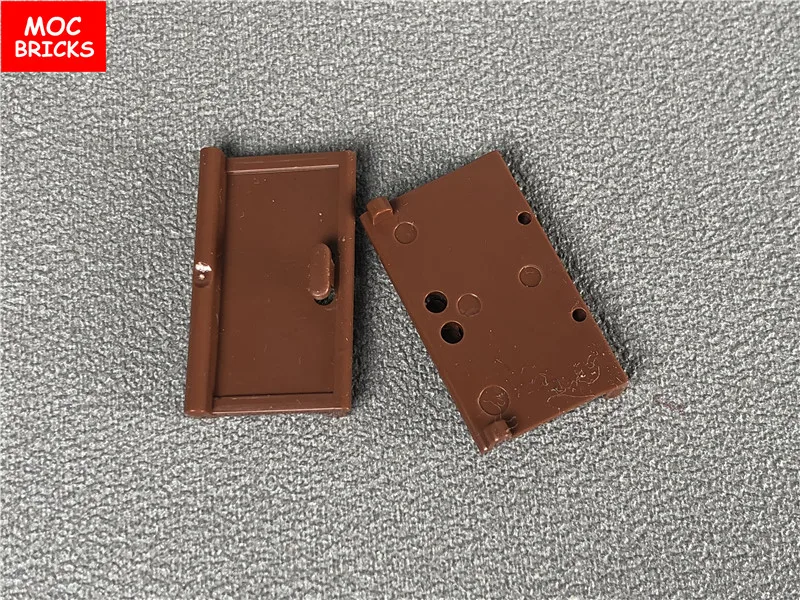2 компл./лот DIY окно 1x4x3 ПОЕЗД &amp двери 1x2x3 с Вертикальная ручка строительный блок