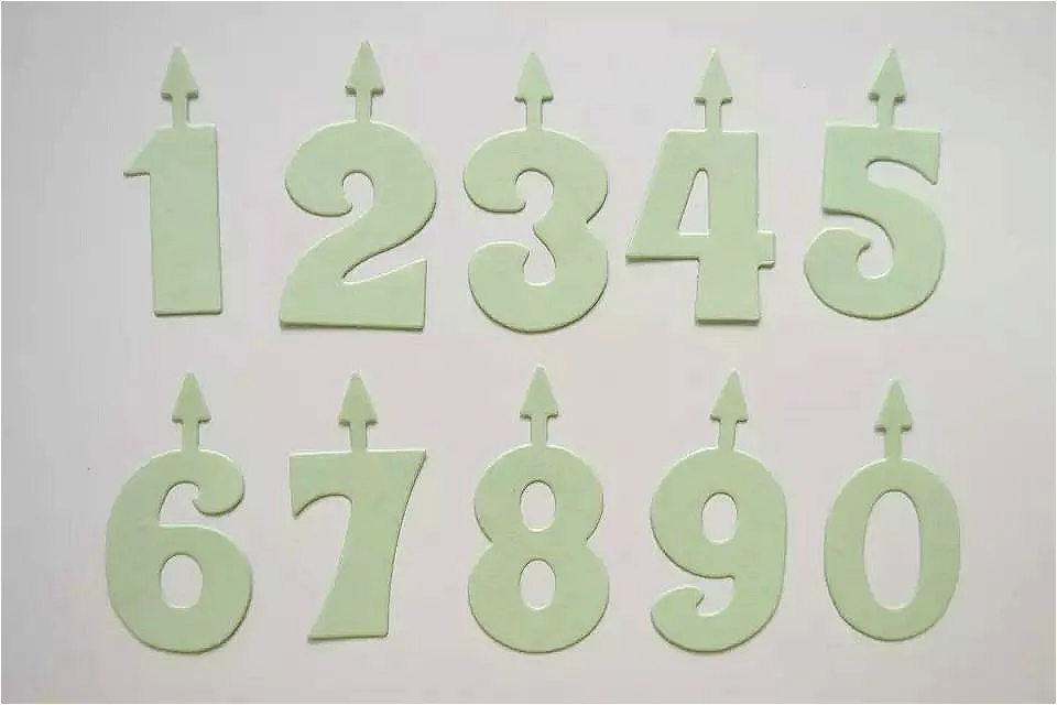 DIY цифровой Скрапбукинг символы штампы день рождения цифры знаки декоративные