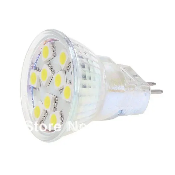 

9LED MR11 LED Light SMD 5050 AC/DC10-30V 12V/24V White WArm White 3W Dimmable Bulb Super Bright Low Power Consume 20pcs/lot