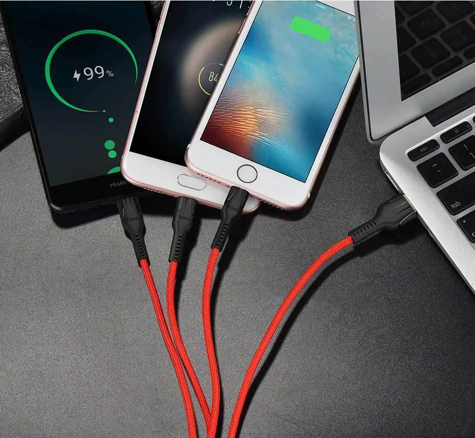 3 в 1 Micro usb type-C кабель для iPhone 8X7 6 6S Plus samsung Xiaomi huawei 1,2 м 2 в 1 USB кабель для быстрой зарядки шнур для передачи данных