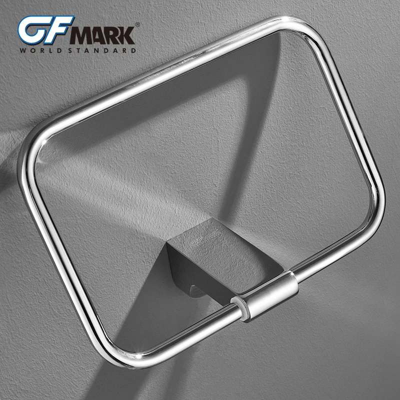 GFmark квадратные кольца для полотенец настенные аксессуары ванной комнаты кольцо