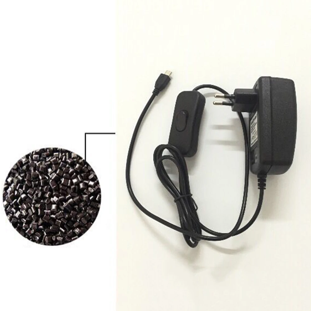 5V 3A Micro USB блок питания зарядное устройство адаптер ВКЛ ВЫКЛ переключатель для
