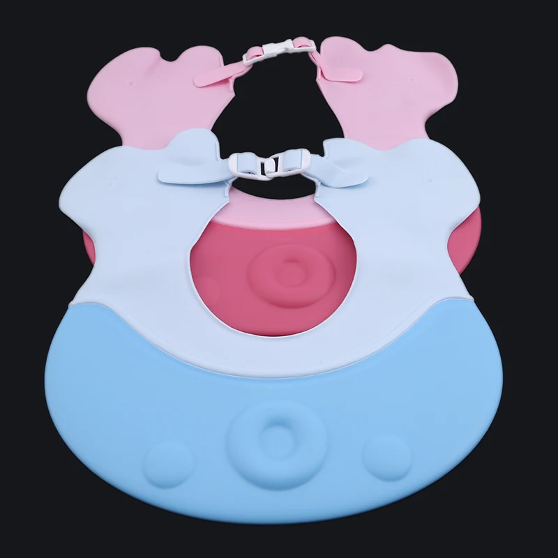 Baby Shower Кепки s шампунь при мытье головы Детский банный козырек Шапки Регулируемая