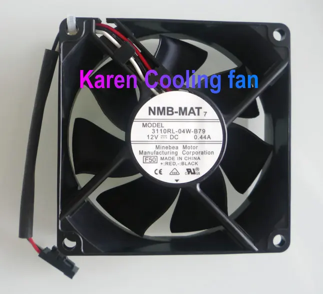 

3110RL-04W-B79 8025 12V 0.44A 3110RL-04W-B79 F50 Cooling fan