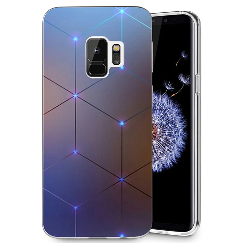 Для Samsung Galaxy S9 S9Plus S8 Plus S7 edge Note 8 J500 J720 A3 A5 2016 2017 TPU цветной чехол с изображением неба