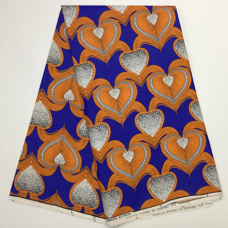 Коричневый и бирюзовый ткани для Лоскутная проверяет узор дешевые африканские 30