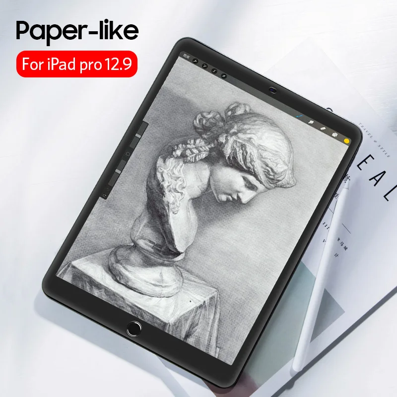 iPad Pro 12.9 Бумага как Экран protentor для нового iPad Pro 12,9/11/10,5 профессиональная живопись пленка для iPad мини 7,9 ПЭТ-пленка для iPad Air 9,7 - Цвет: iPad Pro 12.9