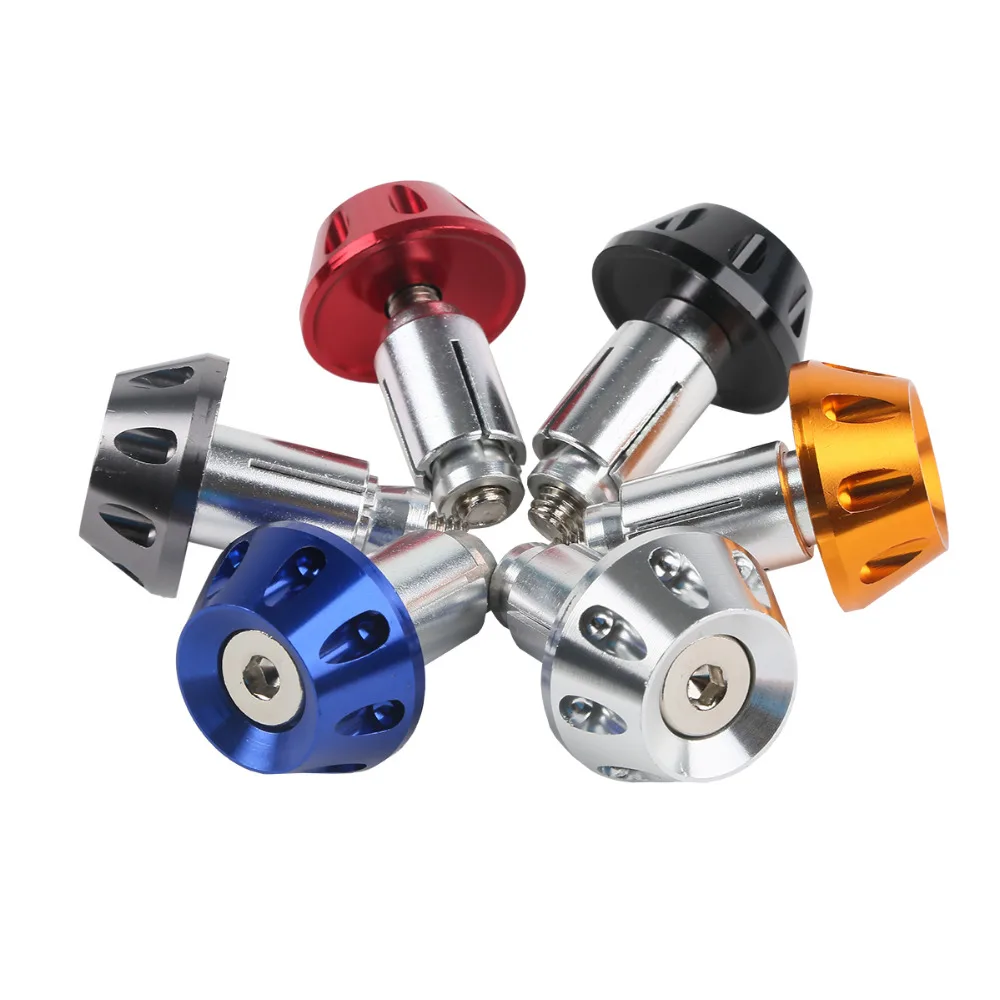 

7/8" inch 22MM Motorcycle Aluminum Handlebar Grips Bar Ends Sliders CNC Handle Bars Grip Cap Plug Slider