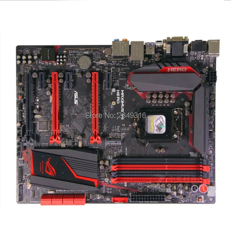 Для Asus MAXIMUS VII HERO настольная материнская плата Z97 Socket LGA 1150 i3 i5 i7 DDR3 32G ATX UEFI биос оригинальная б/у материнская плата Hot Sa
