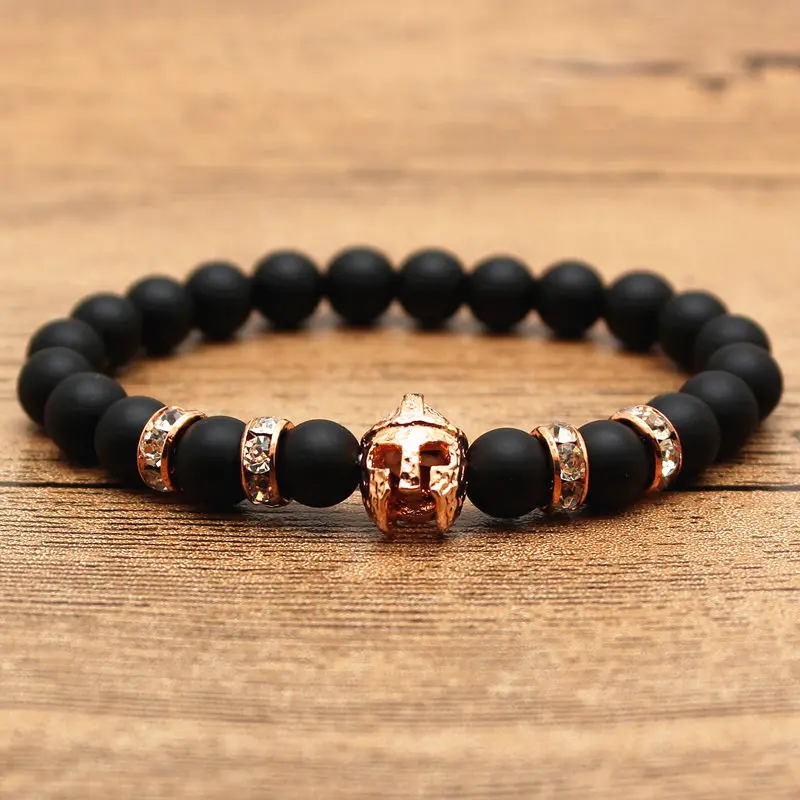 2016 модный антикварный серебряный браслет с головой животного мужской бусинами и