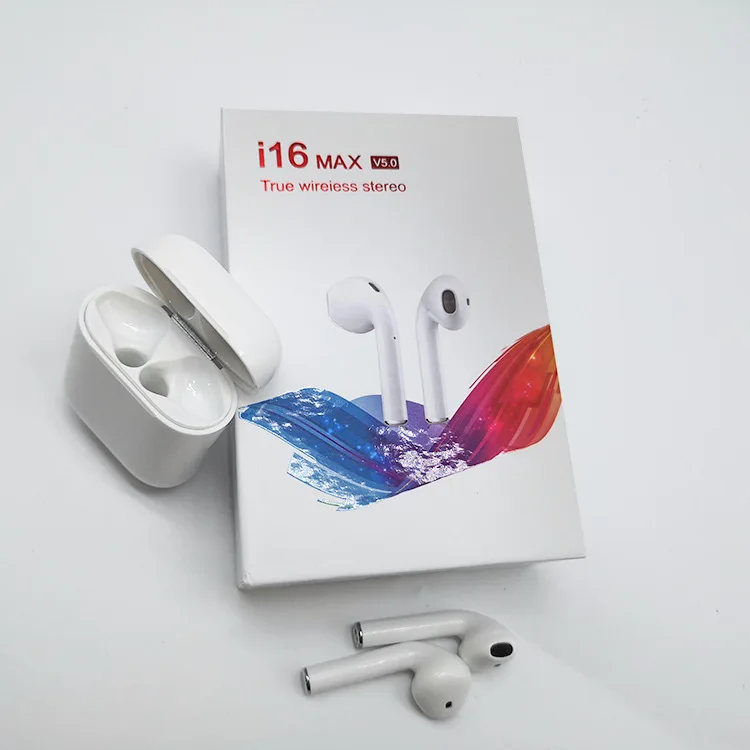 I16 max TWS двойные беспроводные наушники портативные Bluetooth 5 0 с микрофоном