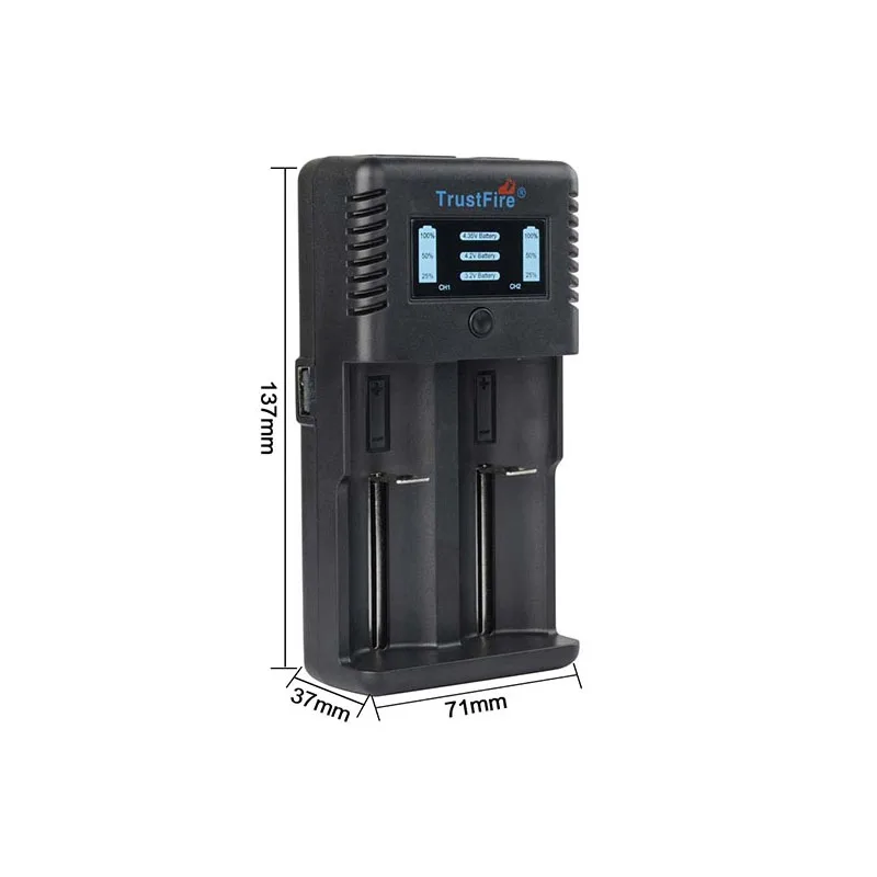 TrustFire TR-019 2A быстрое USB литий-ионное зарядное устройство