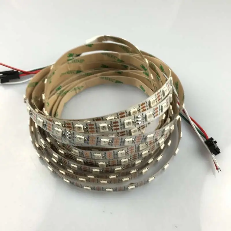 Индивидуальная индивидуально Адресуемая светодиодная ленсветильник WS2812B 5050RGB