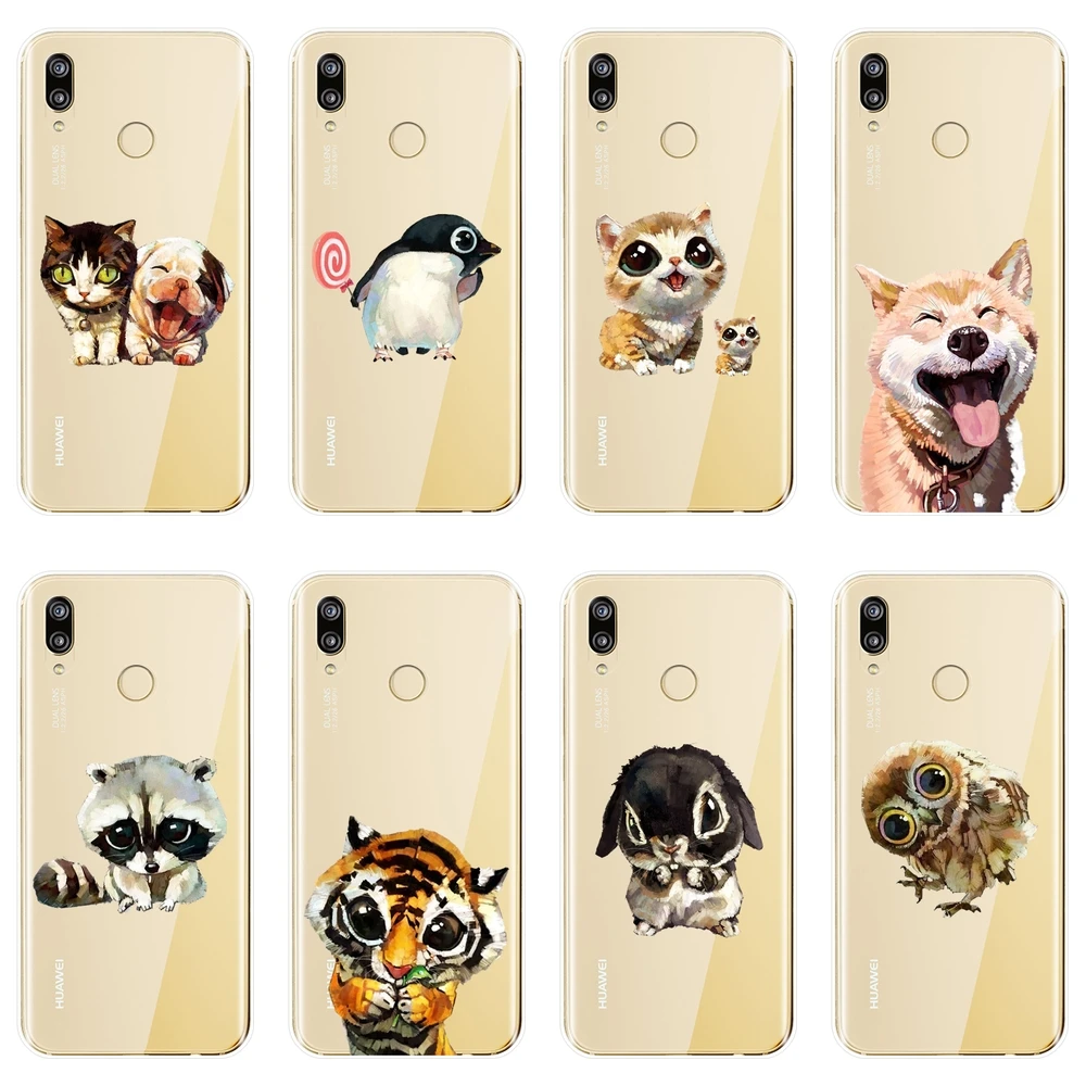 Чехол для телефона Shiba Inu Dog мягкий силиконовый чехол Huawei P8 P9 P10 P20 Lite Pro Plus 2017 P Smart Mini