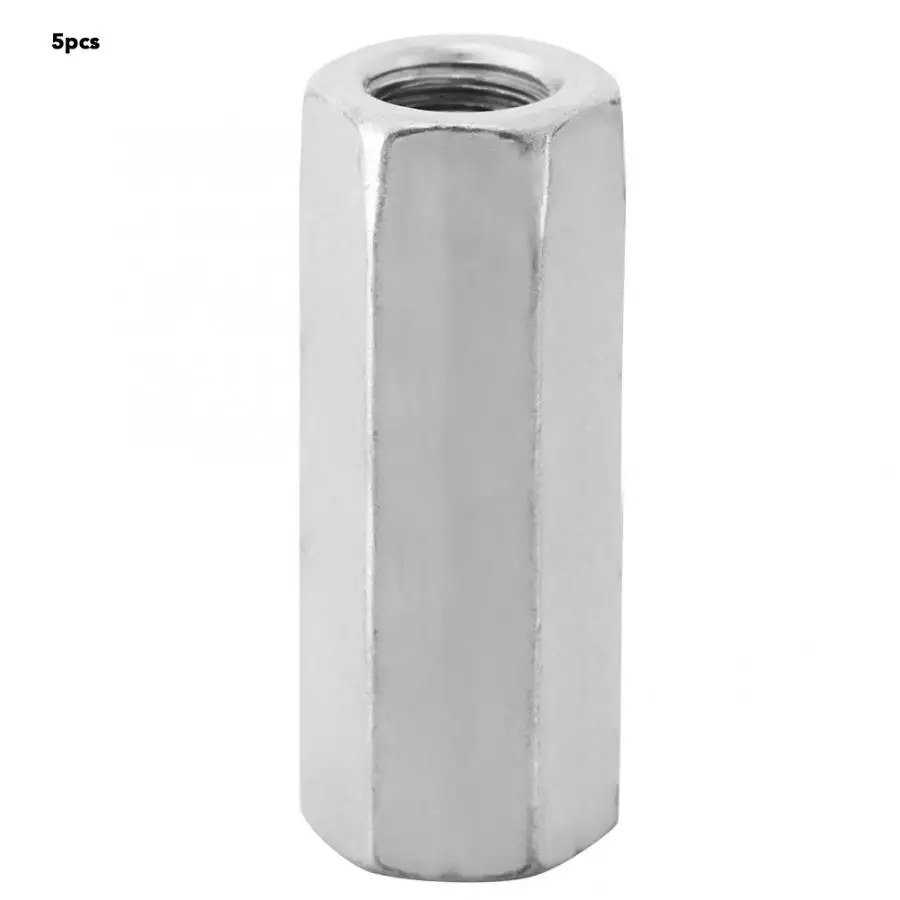 Вставная Гайка 5 шт длинный стержень шестигранная Шестигранная Муфта резьбовые