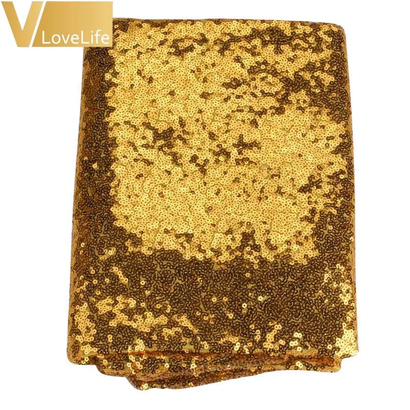 gold 100x150 см/120x180 см сверкающая скатерть с пайетками для свадебной вечеринки Золотое и Серебряное шампанское украшение скатерти - Цвет: gold