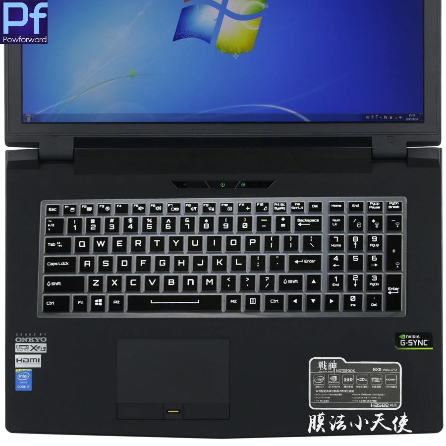 Защитный чехол для клавиатуры ноутбука Machenike M710C i7D1 17 3 15 6 дюймов Thunderobot G17X G17X-G8 G155P