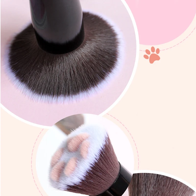 Многофункциональная 1 шт. кошачья лапа с когтями кисти для макияжа Милая Кисть