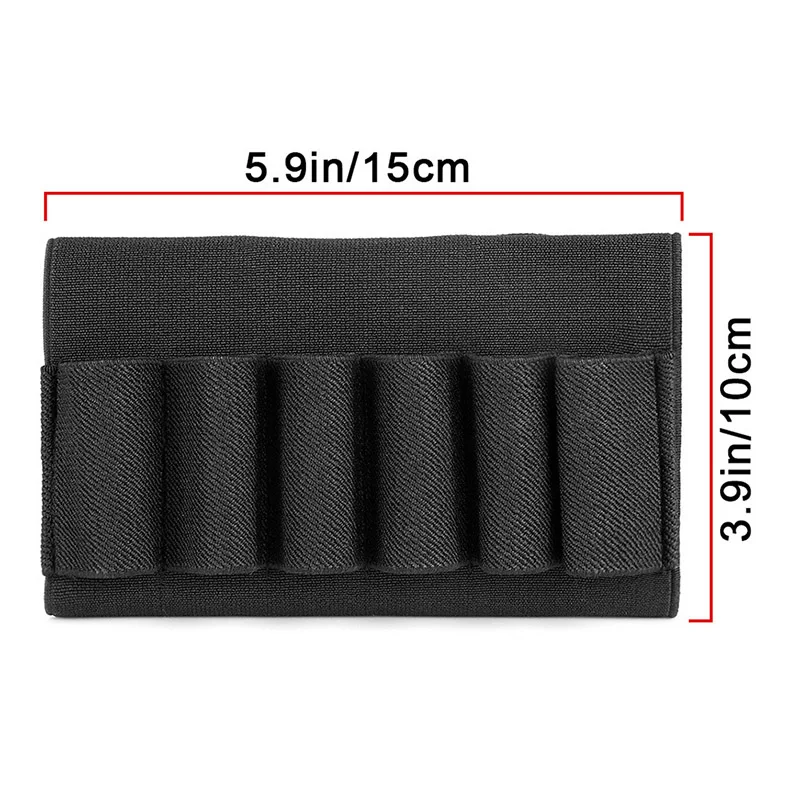 

Outdoor Hunting Military Nylon 8 Shell Holder Cartridge Rifle Bullet Ammo Carrier Tactical Buttstock Pouches