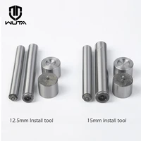 wuta 4pcsset snap fastener installation kit snap fixing tool kit metal leather craft tool for diy install buttons 12 5mm15mm