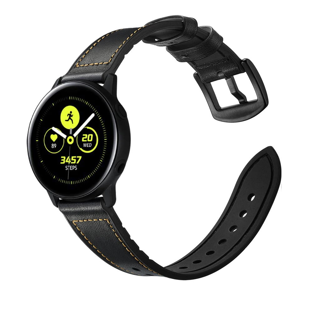 8 цветов силиконовый ремешок из натуральной кожи для samsung Galaxy Watch активный