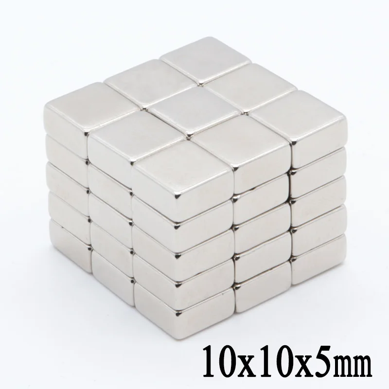 100 шт. 10x10x5 мм, неодимовый магнит 10 мм* 10*5 мм сильные редкоземельные магниты 10*10*5 мм NdFeB постоянный Круглый Магнитный 10mmx10x5mm