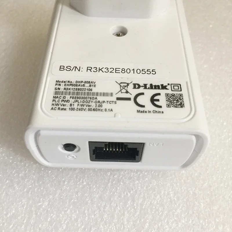 Используется 95% Новый 500 Мбит/с AV500 DHP 309AV Powerline AV сетевой Ethernet адаптер Набор насадок