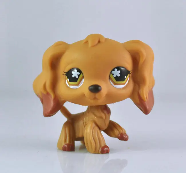 Маленькая игрушка для домашних животных собака спаниель животное фигурка