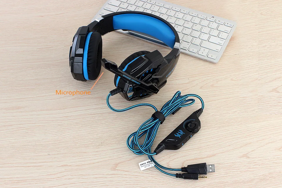 KOTION EACH G2000 G9000 G4000 стерео игровая гарнитура большой ПК для компьютера с микрофоном светодиодный светильник глубокий бас геймерские наушники