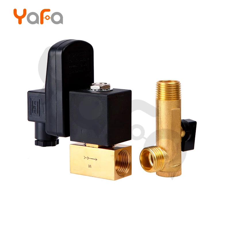 AC110V 220 V DC24V 1/2 &quotDN15 электронный сливной клапан с таймером водяной Соленоидный для