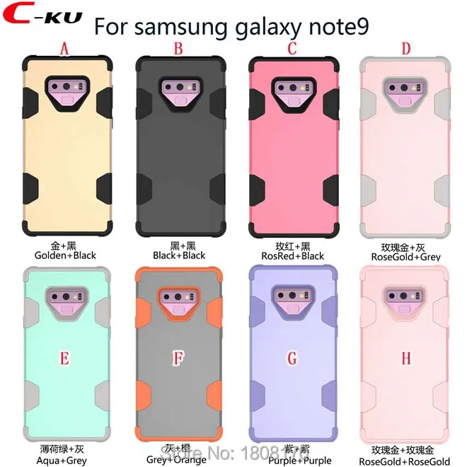 Гибридный защитный чехол 3 в 1 для Iphone X 8 7 6 6S Plus Samsung Galaxy NOTE9 NOTE8 S9 S8 телефона 50