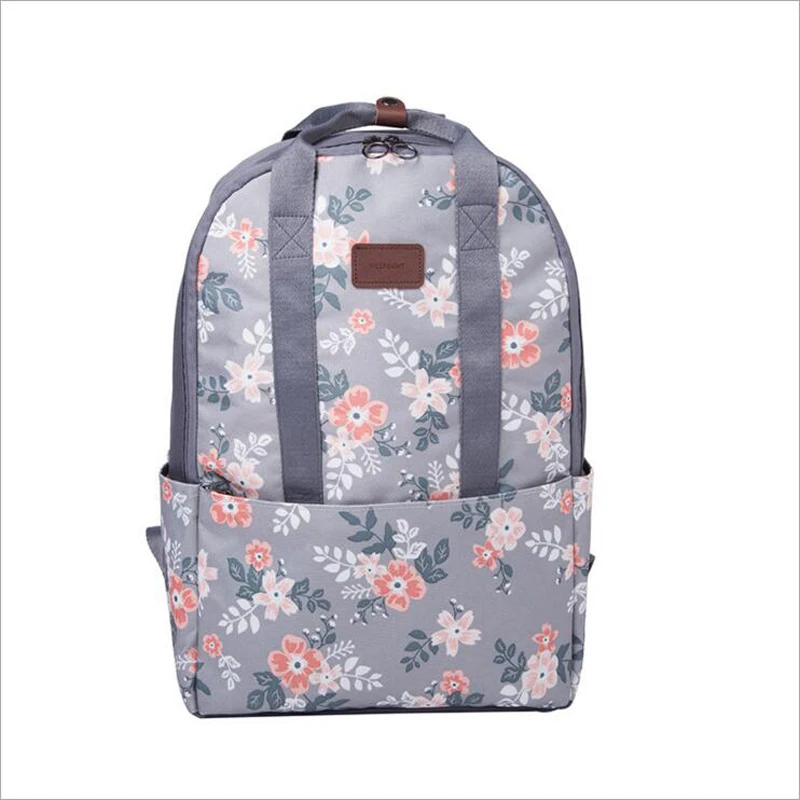 

Hot Sale Women Canvas Backpacks For Teenage Girls Travel Rucksack Fashion School Bags For Girls Student Flower Printing Backpack