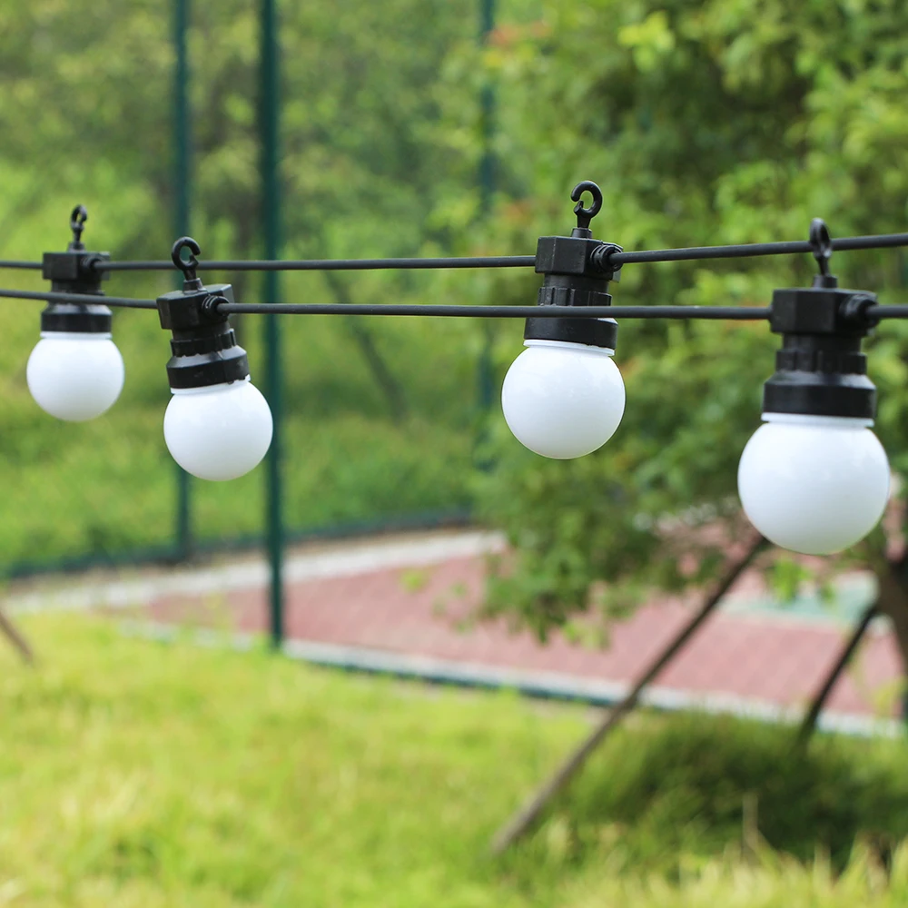 G50 led украшения сада фестонная нить огни патио рождественские китайские фонарики