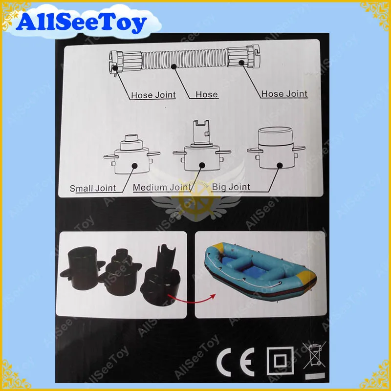 Бесплатная доставка надувной воздушный насос 1200 Вт для надувного бассейна