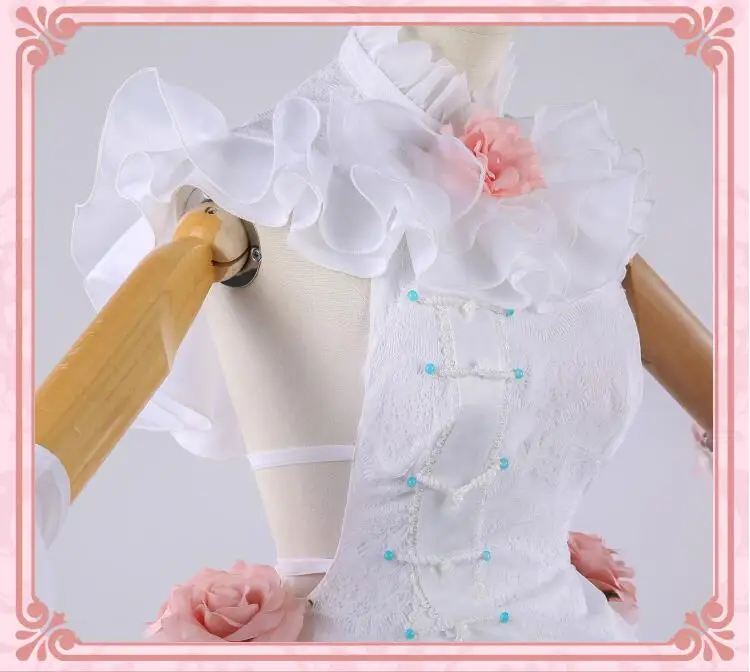 Yue Zhengling V Косплей vsinger Yuezhengling Костюм китайский стиль Cheongsam свадебное платье летнее
