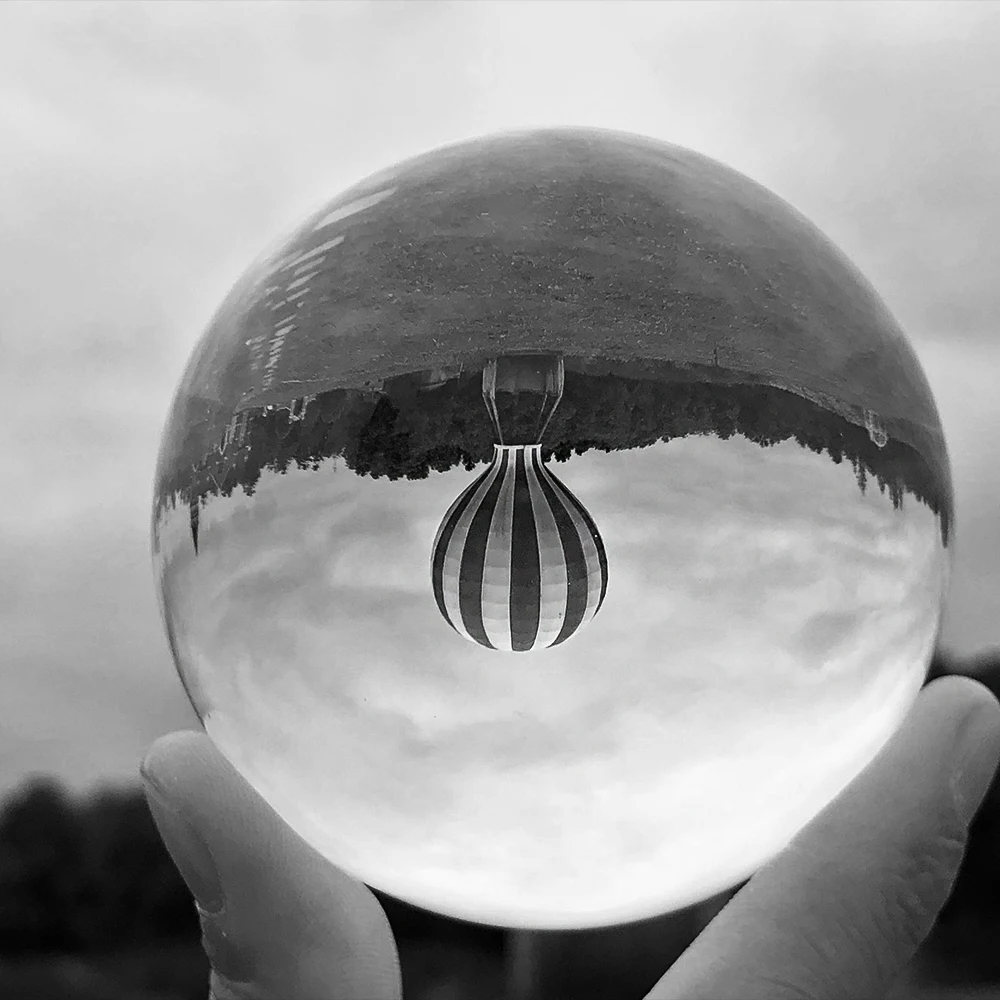 Искусственный хрустальный шар поделки прозрачный стеклянный K9 индивидуальные