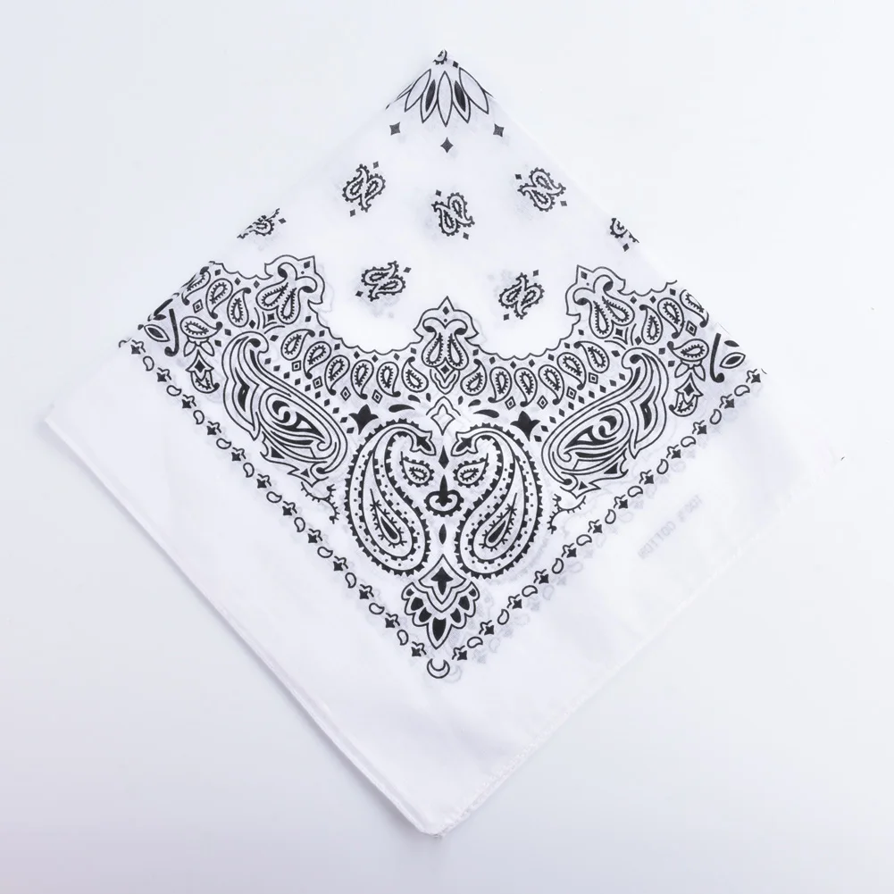 Бандана шарф унисекс из хлопка квадратный головной платок велосипедная бандана