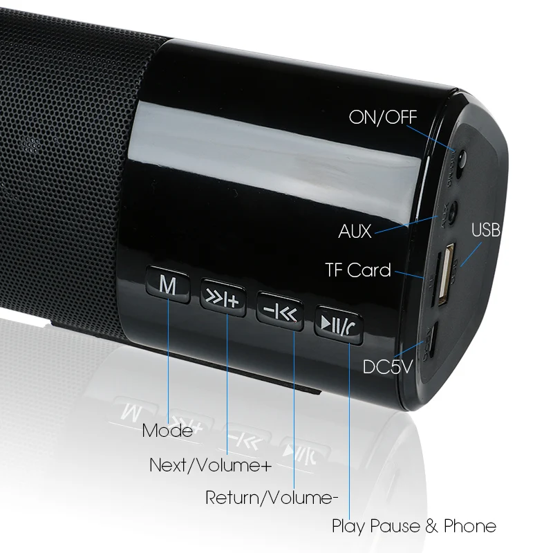 XINGYIDA двухбасовый Саундбар Bluetooth динамик Портативный сенсорный беспроводной s 10