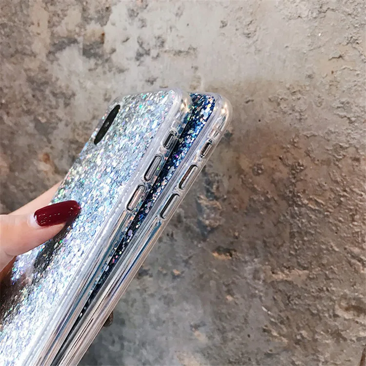 Чехол для huawei Nova 3 2i P Smart P20 Pro P10 P9 P8 Lite Honor 7A 7C, 8, 9, 10, Y5 Y6 Y7 силиконовый Блестящий со стразами и пайетками