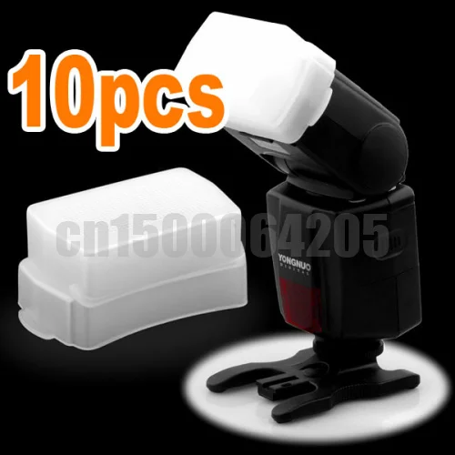 Новый белый рассеиватель для вспышки Speedlite 10 шт. чехол SB800 SB 800 600 SB600 Бесплатная