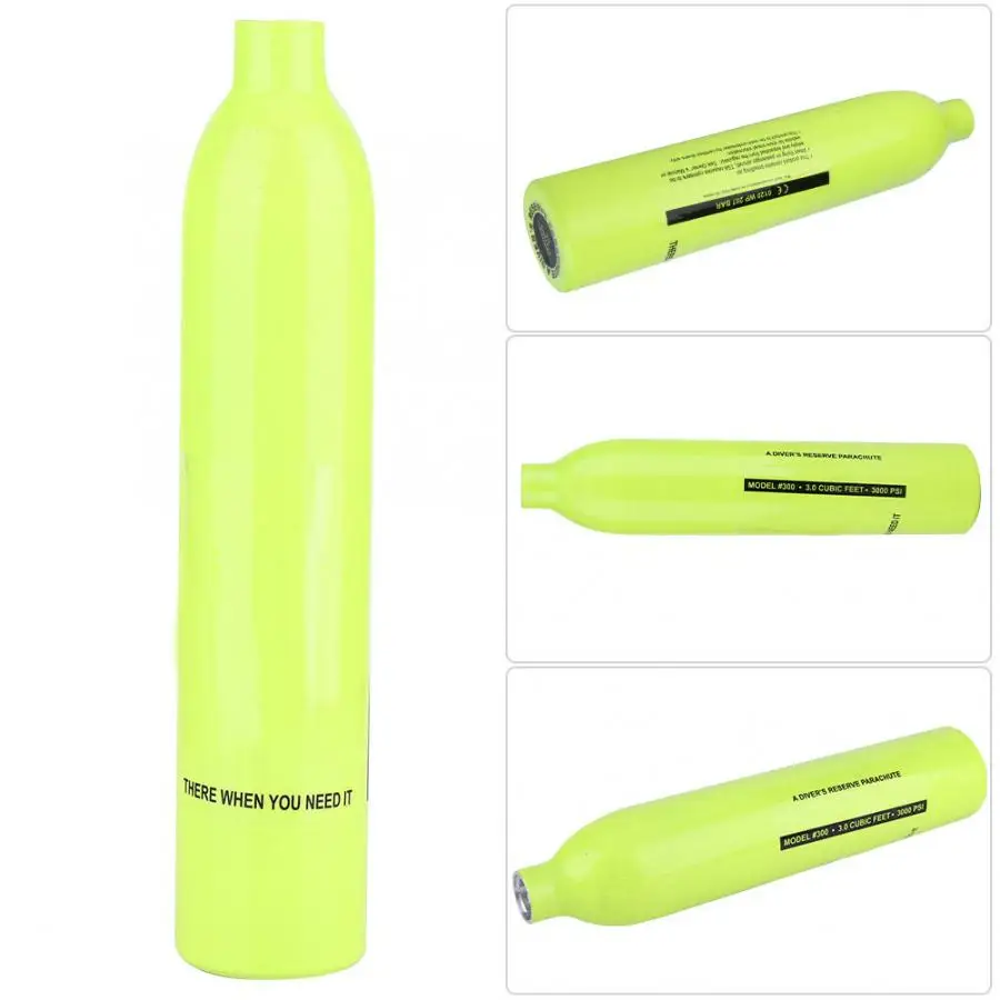 

Diving Oxygen Tank Scuba Oxygen Tank Accessory Mini Scuba Oxygen Cylinder Tank Bottle 85 LITERS Swimming Diving Equipment