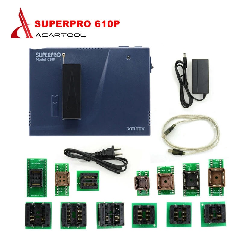 Оригинальное высокоскоростное устройство Xeltek Superpro 610P USB Универсальный IC чип