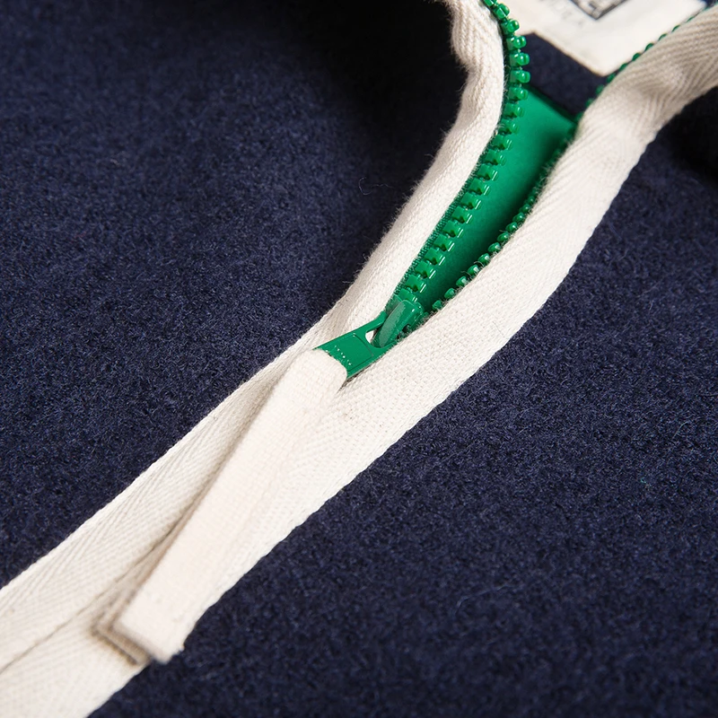 LYNETTE'S CHINOISERIE Autumn Winter Original Design Women Elegant Plus Size Loose Hooded Woolen Overcoat Outerwear | Женская одежда