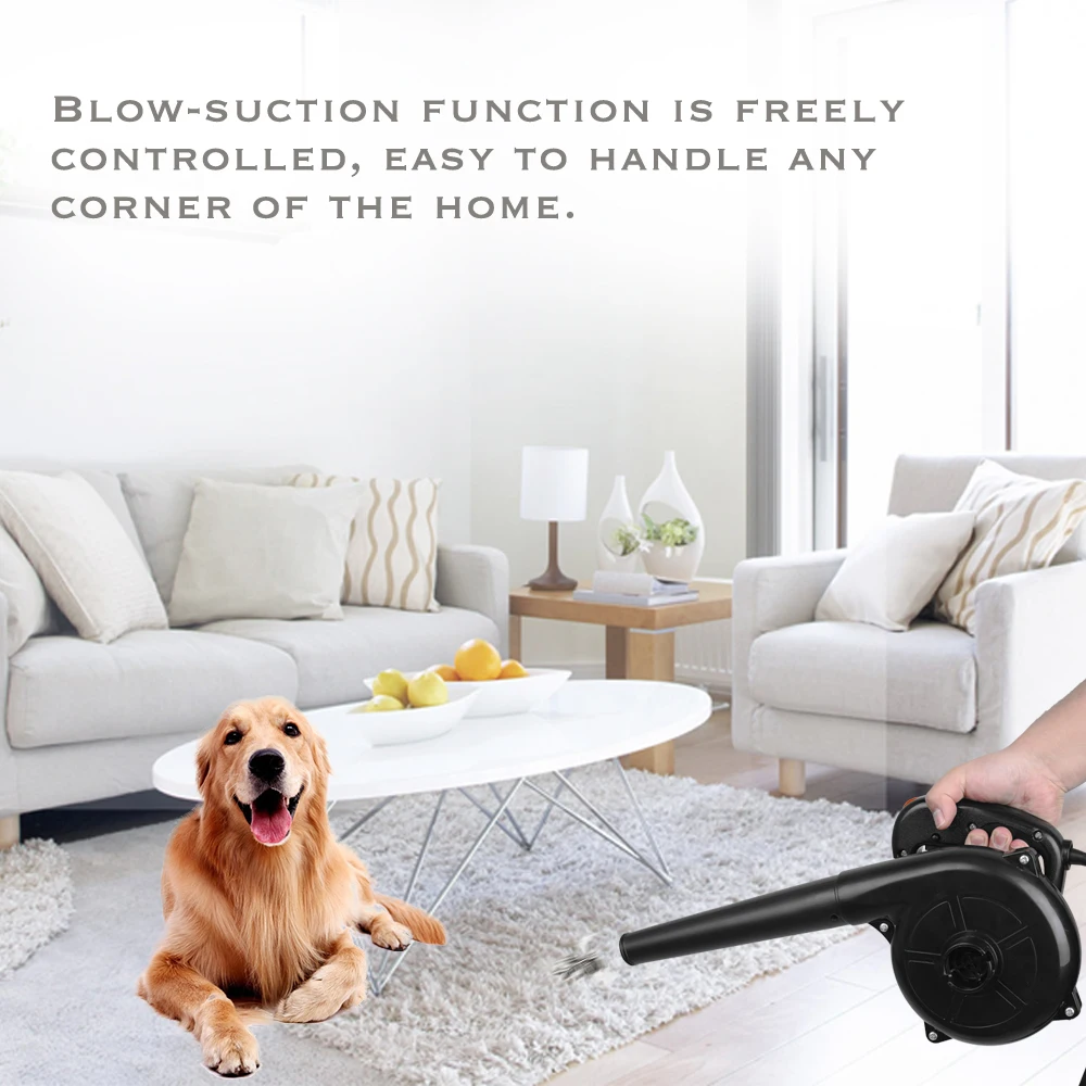 

220V 750W Electric Air Blower Multifunctional Small Electric Dust Removal Air Blower Cleaner for Computer Furniture and Car