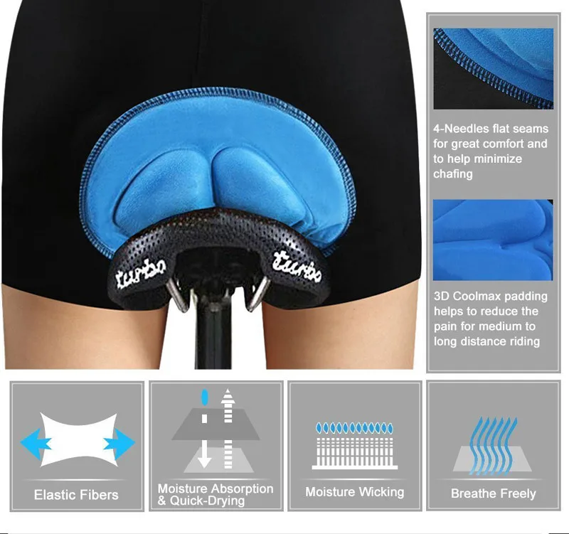 Абсолютно Новый велосипед Велоспорт Нижнее белье 3D шорты для велоезды с