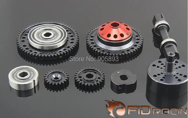 Новый комплект передач с 2 скоростями для Losi DBXL|gear rod|gear pedalgear change |