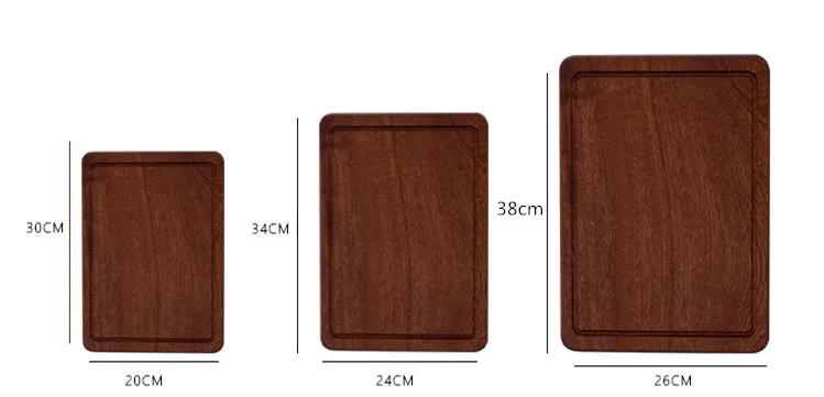 Sapele домашняя тарелка для стейка, деревянный поднос, разделочная доска, макет, приготовленная мясная тарелка, западный ресторан, тарелка для пиццы